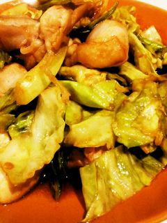 簡単!小さじ1♪キャベツと鶏肉の中華炒め-レシピのメイン写真
