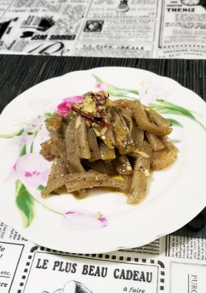 コンニャクのペペロンチーノ-レシピのメイン写真