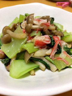 青梗菜とシメジの炒め物☆-レシピのメイン写真