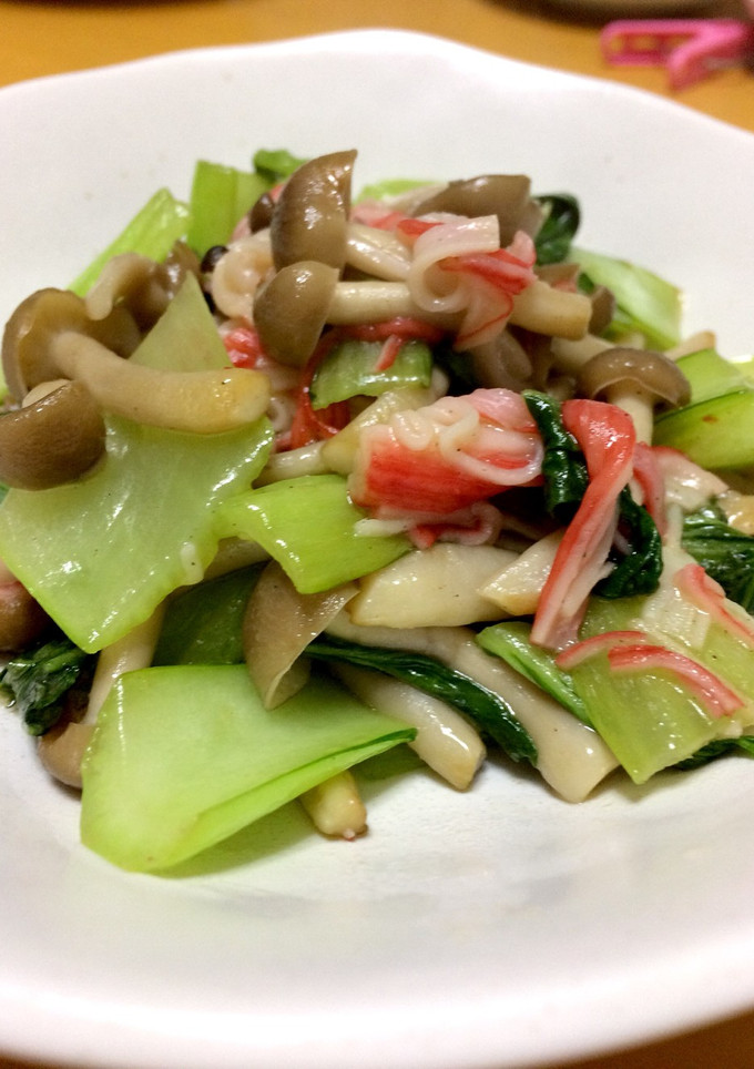 青梗菜とシメジの炒め物☆-レシピのメイン写真