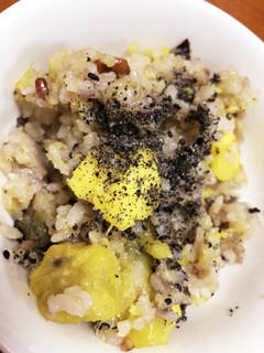 そのまんま!さつまいも炊き込みご飯☆-レシピのメイン写真