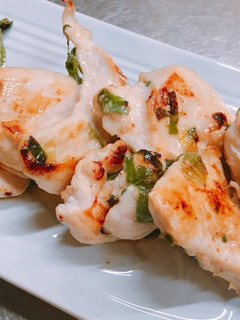 鶏むね肉のネギ塩焼き-レシピのメイン写真
