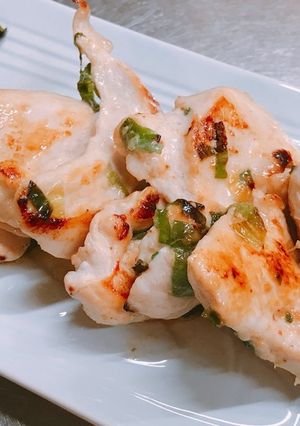 鶏むね肉のネギ塩焼き-レシピのメイン写真