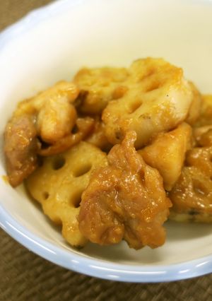 鶏と蓮根の煮物by草津・たび丸キッチン-レシピのメイン写真