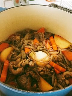簡単☆牛すじ煮込み(ル・クルーゼ)-レシピのメイン写真