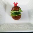 肉だんごで作るかわいいハンバーガー☆