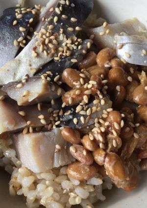 納豆としめ鯖のご飯-レシピのメイン写真
