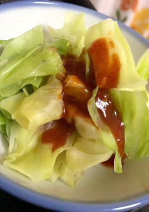 あっという間 あったかキャベツ韓国風-レシピのメイン写真