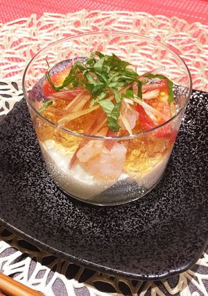 白だしジュレで和風前菜.｡.:*☆-レシピのメイン写真