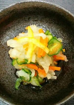 ゆず風味酢の物-レシピのメイン写真