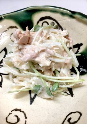 大根のかいわれツナサラダ♪-レシピのメイン写真