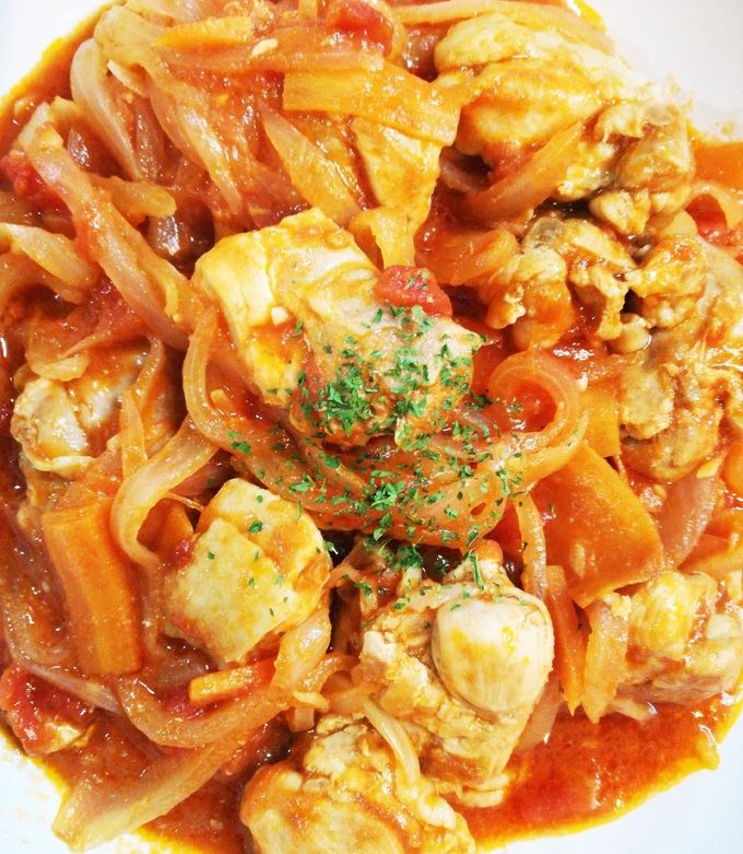 ゴリラのトマト煮込み ほろっとチキンのトマト煮 | ぐっち夫婦のオフィシャルレシピ