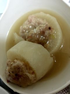 大根と鶏ひき肉のスープ煮-レシピのメイン写真