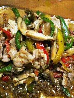 豚こまのカラフル炒め蕎麦茶風味-レシピのメイン写真