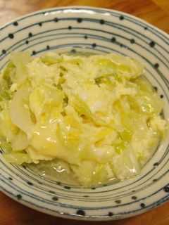 千切りキャベツの卵とじ-レシピのメイン写真