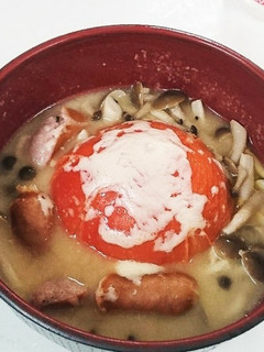 【電子レンジで】トマトまるごとスープ-レシピのメイン写真