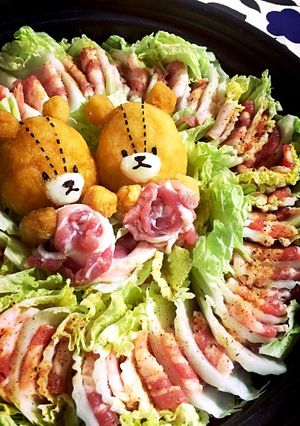 大根おろしアート♡ルルロロみぞれ鍋♡-レシピのメイン写真