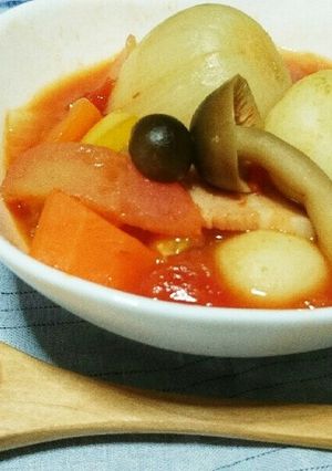 野菜たっぷりミネストローネ(こかぶ編)-レシピのメイン写真