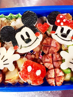 お弁当☆ミッキー&ミニー☆-レシピのメイン写真