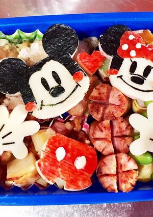お弁当☆ミッキー&ミニー☆-レシピのメイン写真