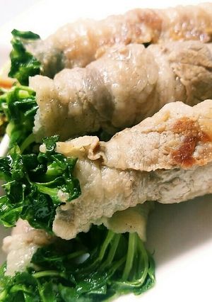 豆苗の肉巻き-レシピのメイン写真