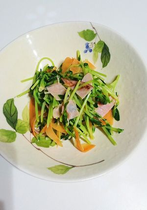 豆苗のチーズ炒め-レシピのメイン写真