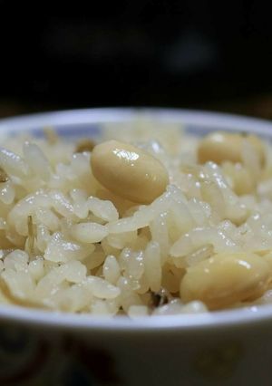 エノキと大豆の炊き込みご飯-レシピのメイン写真