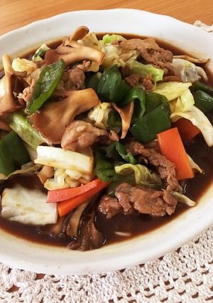 野菜と豚肉のうま味噌炒め-レシピのメイン写真