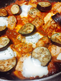 鶏モモとナスのトマト煮込み-レシピのメイン写真