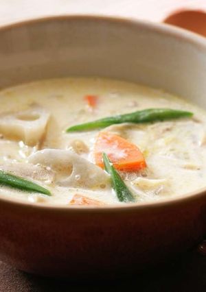 根菜の豆乳スープ-レシピのメイン写真