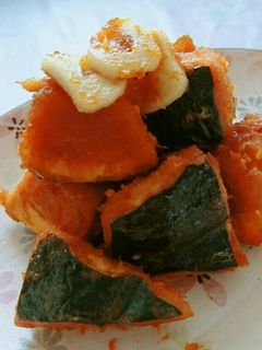 かぼちゃのニンニクバター炒め-レシピのメイン写真