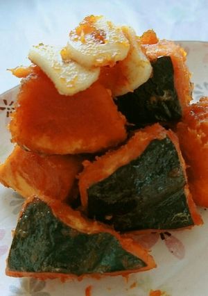かぼちゃのニンニクバター炒め-レシピのメイン写真