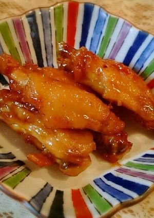 手羽中のピリ辛マーマレード煮-レシピのメイン写真