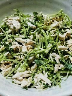 豆苗とささみのサラダ-レシピのメイン写真