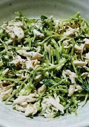 豆苗とささみのサラダ-レシピのメイン写真