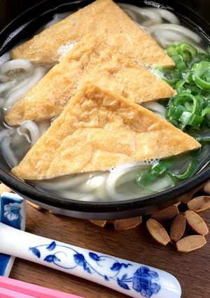 冬には1人鍋で、あっつあつ　きつねうどん-レシピのメイン写真