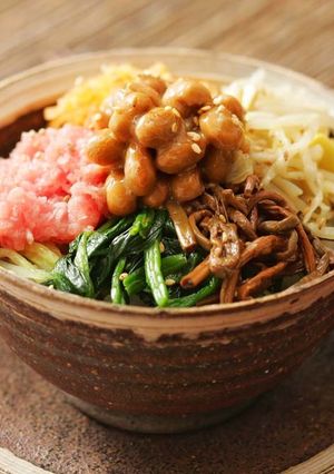 納豆ビビンバ丼-レシピのメイン写真