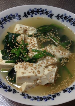糖質制限　お豆腐の鶏がらバター-レシピのメイン写真