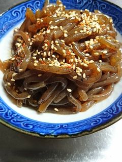 節約☆こんにゃくのきんぴら-レシピのメイン写真