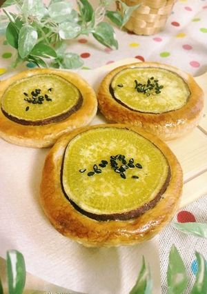 冷凍パイシートでさつま芋オープンパイ-レシピのメイン写真