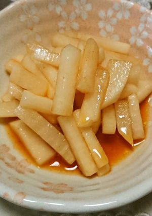 レンジde簡単☆大根の旨辛漬物☆-レシピのメイン写真