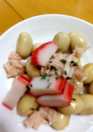 水煮大豆のツナサラダ♬-レシピのメイン写真