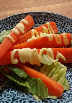 大量消費！レンチン人参サラダ(๑´ڡ`๑-レシピのメイン写真