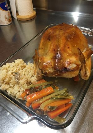 鳥の丸焼き-レシピのメイン写真