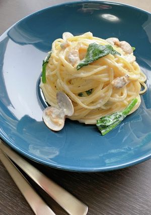 あさりの濃厚クリームパスタ-レシピのメイン写真