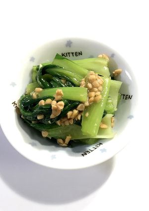 ✿チンゲン菜の納豆和え✿-レシピのメイン写真
