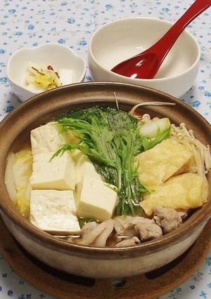 【一人鍋】あっさり味ぽん豚鍋-レシピのメイン写真