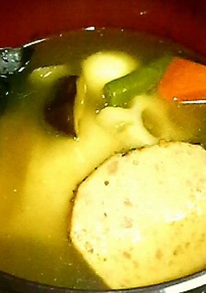 簡単あっさりカレー雑煮-レシピのメイン写真