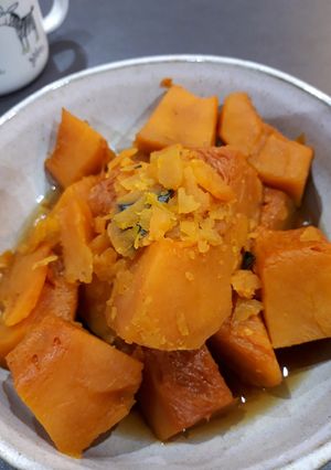 ＊見つけた黄金比＊かぼちゃの煮物-レシピのメイン写真