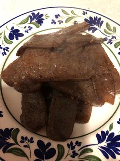 コンニャクの焼き肉のたれ炒め-レシピのメイン写真
